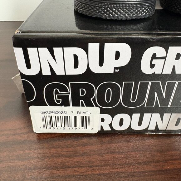 Ground Up Toddler Lace-Up Side Zipper Black Shiny Glitter Black Boots Size 7 New - Picture 4 of 8